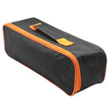 Car portable Oxford cloth vacuum cleaner storage bag in orange black with silk screen print, three sizes available