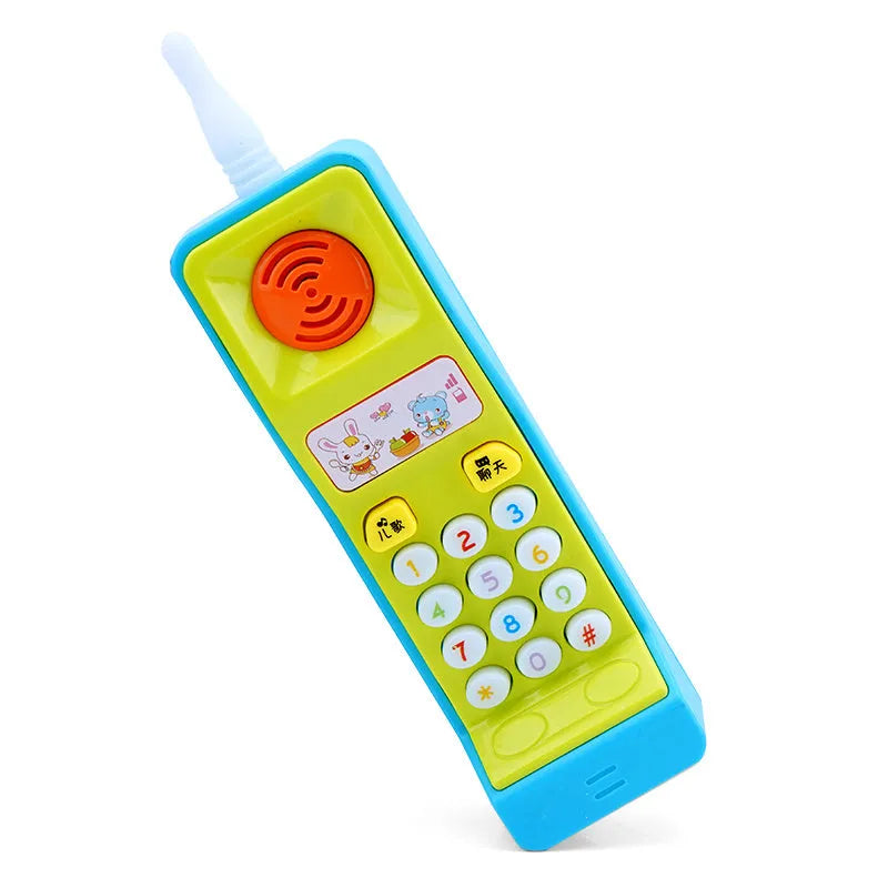 Children's educational toy with sound and light features showing cartoon animal design for age 3+