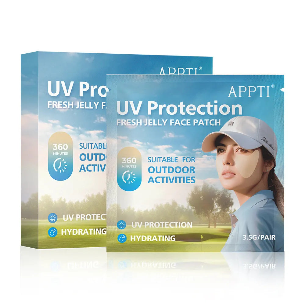 UV-proof outdoor sports protection eyes mask with 5ml/g content per pair in standard packaging