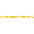 Passenger princess decorative car rearview mirror sticker in multiple colours, size 12.5cm.