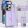 Samsung wallet phone case in mint green with card slot, kickstand, and crossbody strap