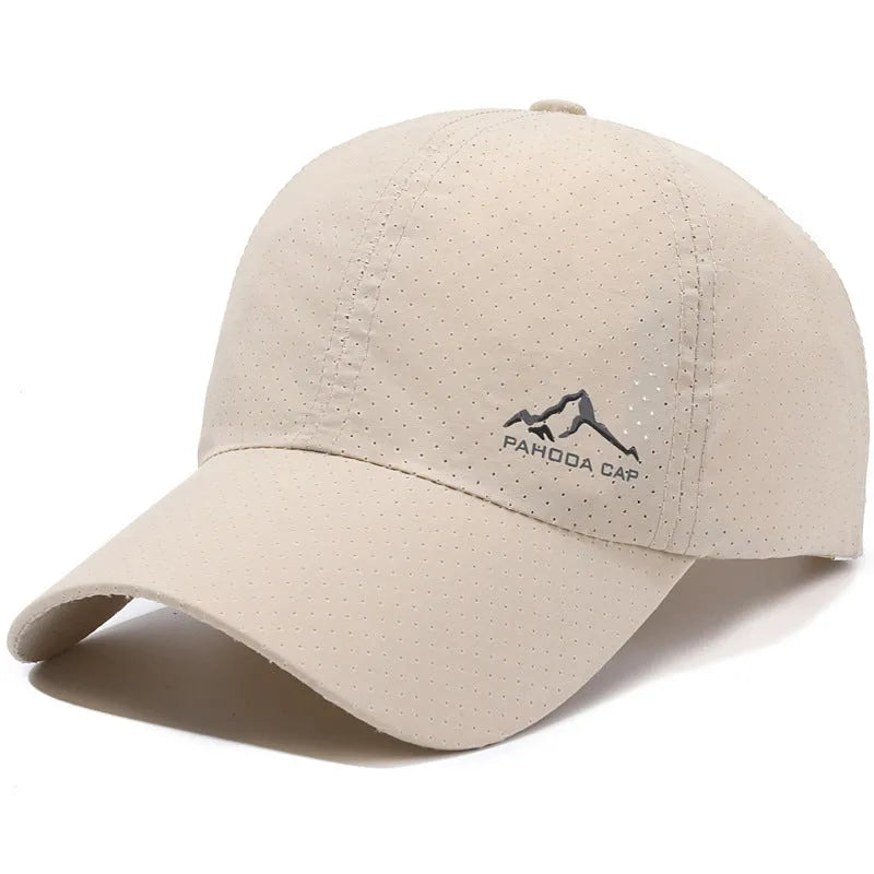 Korean style baseball cap with dome crown and adjustable strap in multiple colour options