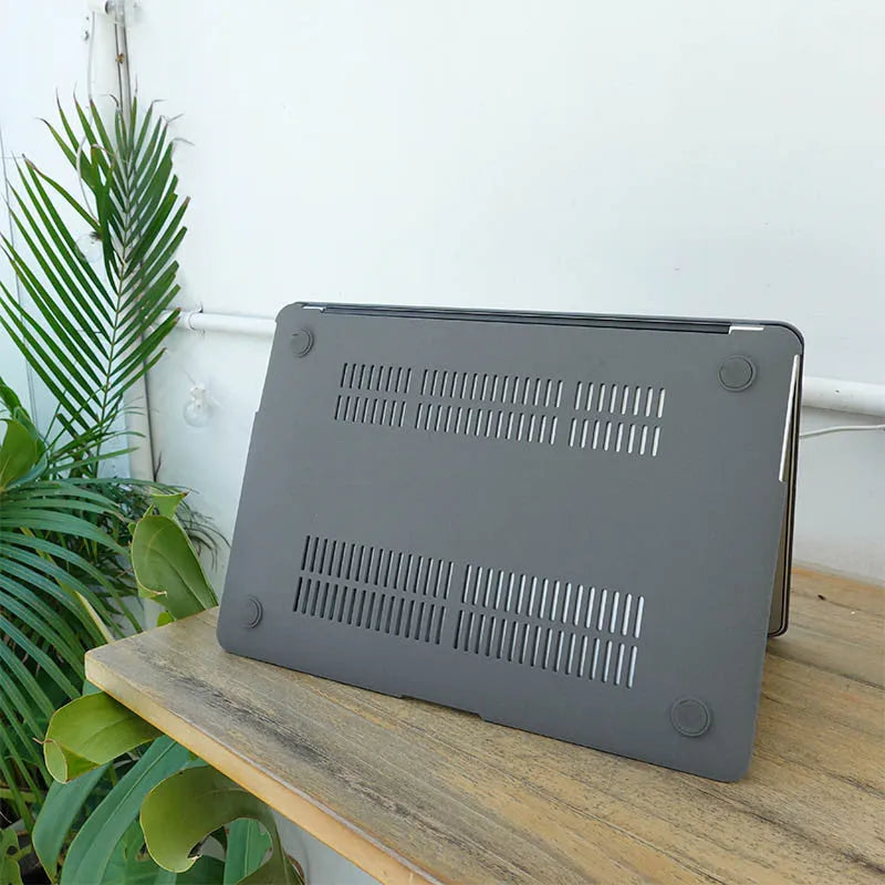 Quicksand Cobalt Gray hard plastic protective shell for MacBook and MacBook Pro 11 to 16 inch models