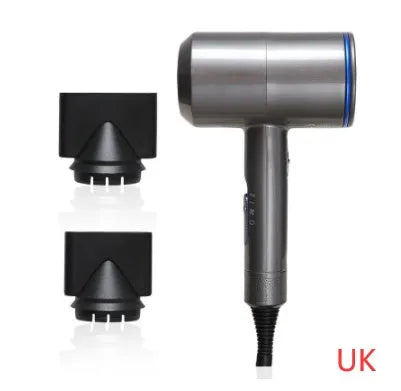2000W hotel hair dryer with long cable and dual voltage, shown in selected colour with accessories.