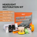 HGKJ car headlight repair kit 30ml with coating, sandpaper, and sponge