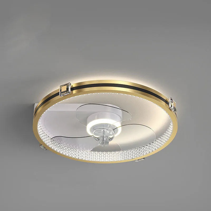 Landi modern simple Nordic style ceiling fan light for a children's bedroom in one of seven available colours.