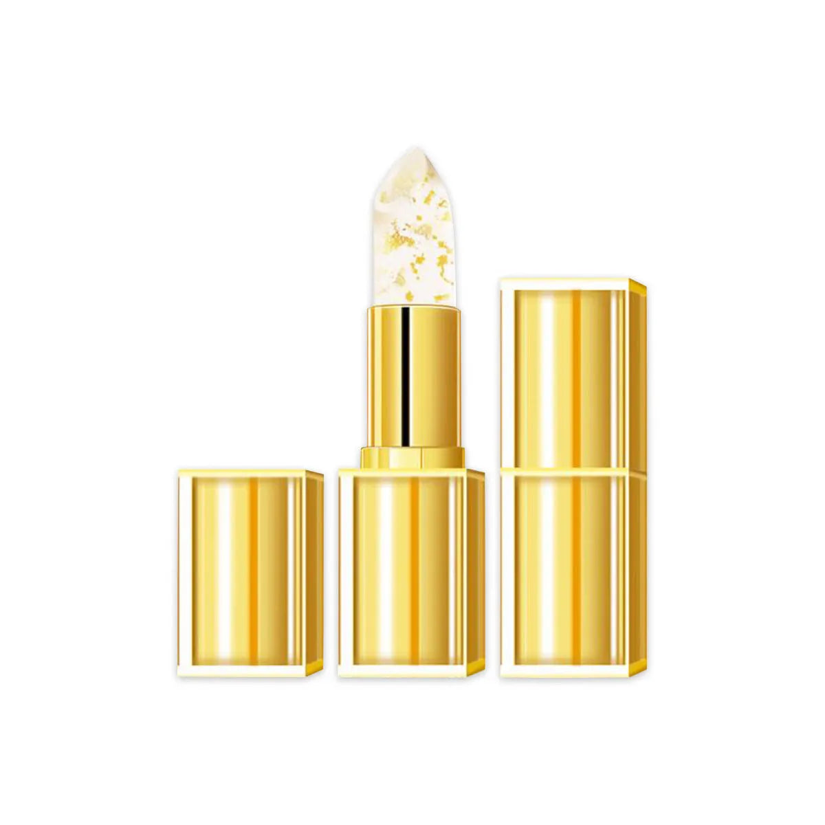 Anti-smudge gilding warm colour-changing lipstick in YB1001 formula with 3.5g content