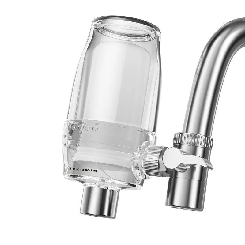 Ceramic water filter element for direct tap attachment water purification system
