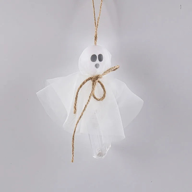 Halloween ghost LED lighting chain with colourful lights and battery box