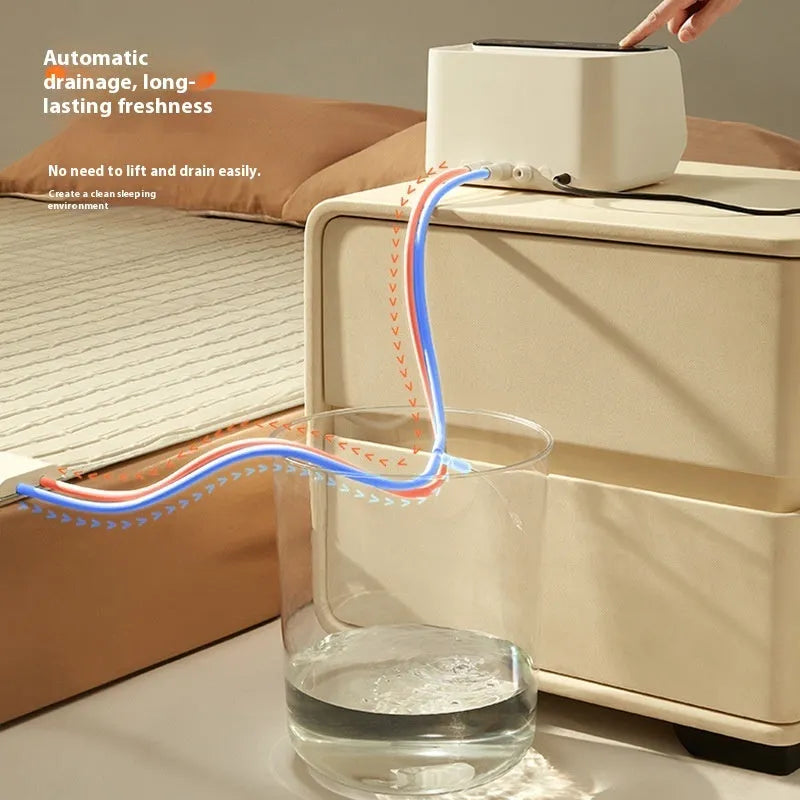 PVC plush electric water blanket with smart host control unit in 1.4×2M and 1.8×2M size options