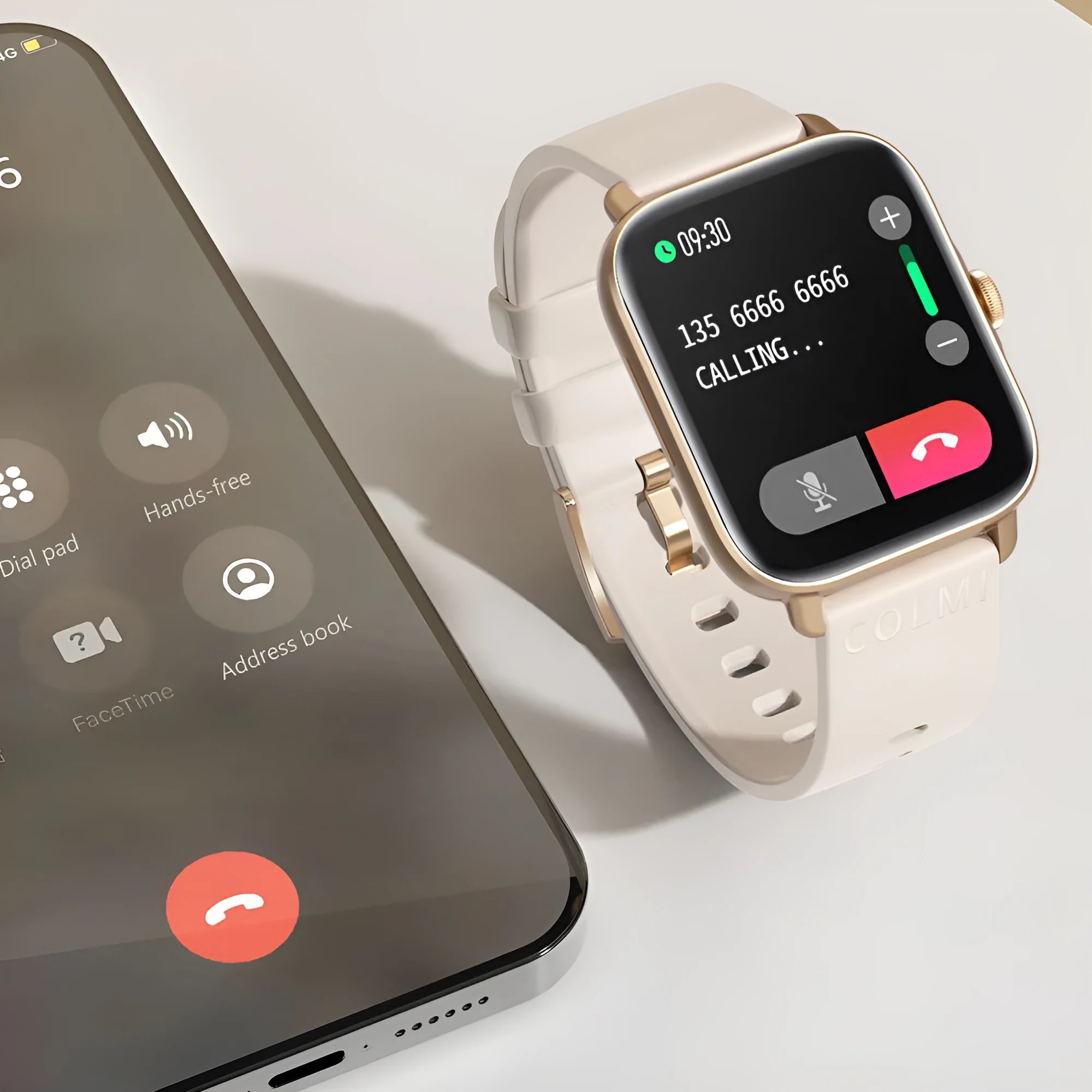 Waterproof full screen smart watch with heart rate and blood pressure monitoring, available in multiple colours