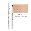 Dark brown freckle cosmetic pen with precision tip for natural-looking face and body makeup application