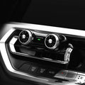 Car Mute Anion Purifier Aromatherapy black unit on vehicle dashboard with Type-C cable
