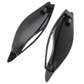 Harley Davidson motorcycle windshield side wing pair in ABS plastic