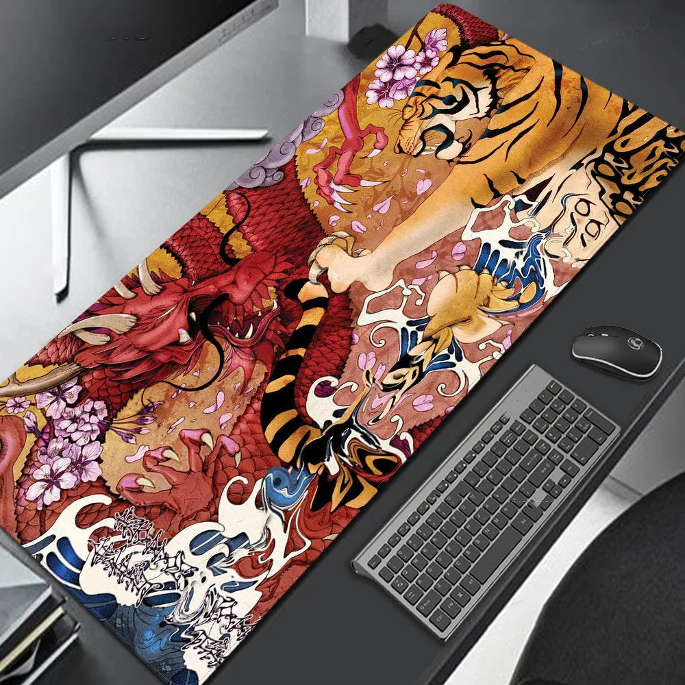Lightweight rubber mouse pad with printed surface for gaming or desktop use, available in multiple sizes