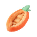 Carrot cartoon design reversible pet mat in cloth material for litter box or feeding area