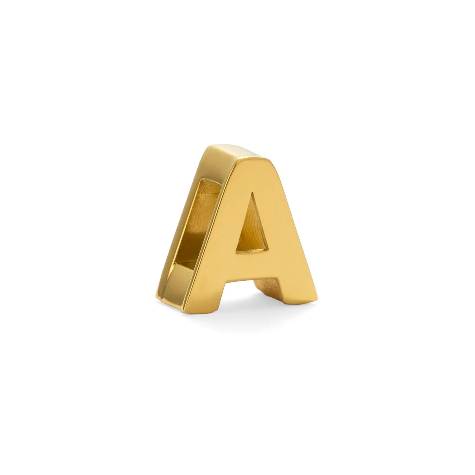 Gold and silver titanium steel initial number necklace with alphabet and number pendants on a 40.5cm chain.