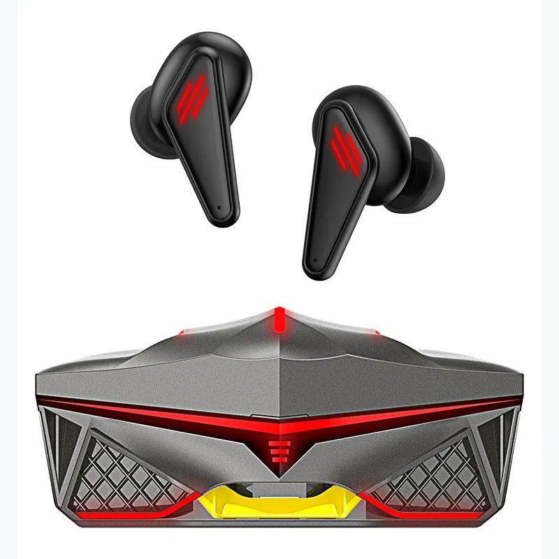 K98 Black TWS50 true wireless stereo Bluetooth gaming earbuds with charging case