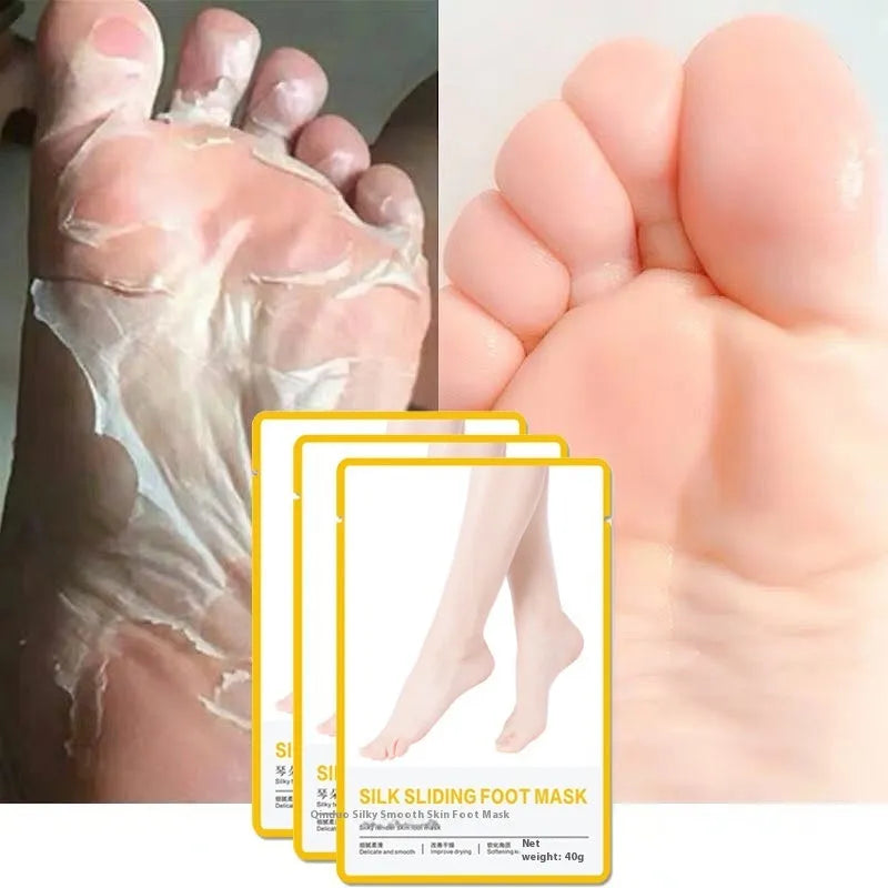 Qinduo foot care exfoliating sheet mask 40g nicotinamide treatment membrane of foot colour
