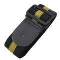 Folk stripe patterned woven instrument strap for electric guitar, bass, or ukulele.