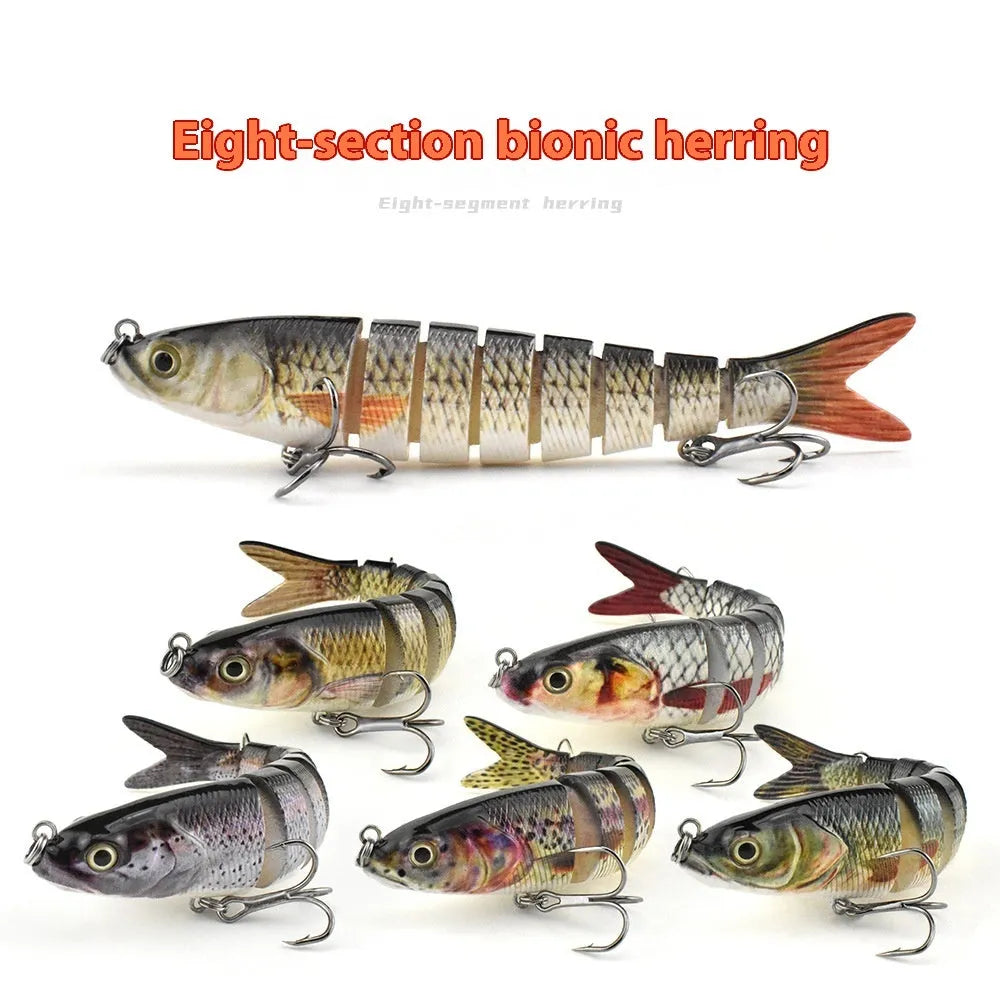 Eight Fish 133mm 203g hard bait bionic plastic fishing lure with colour options