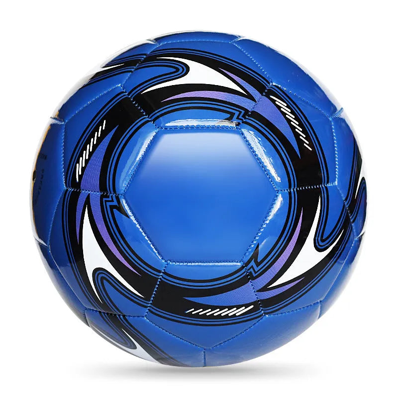PVC football in sizes 3, 4 and 5 with machine-sewn construction for training and competition