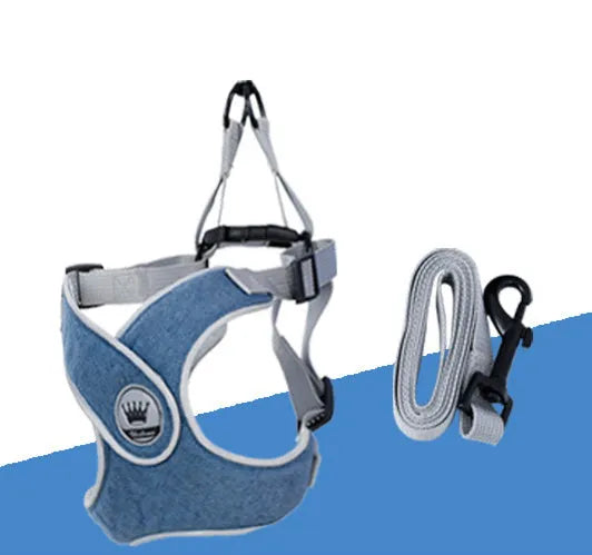 Adjustable dog harness with reflective mesh fabric in multiple colours and sizes