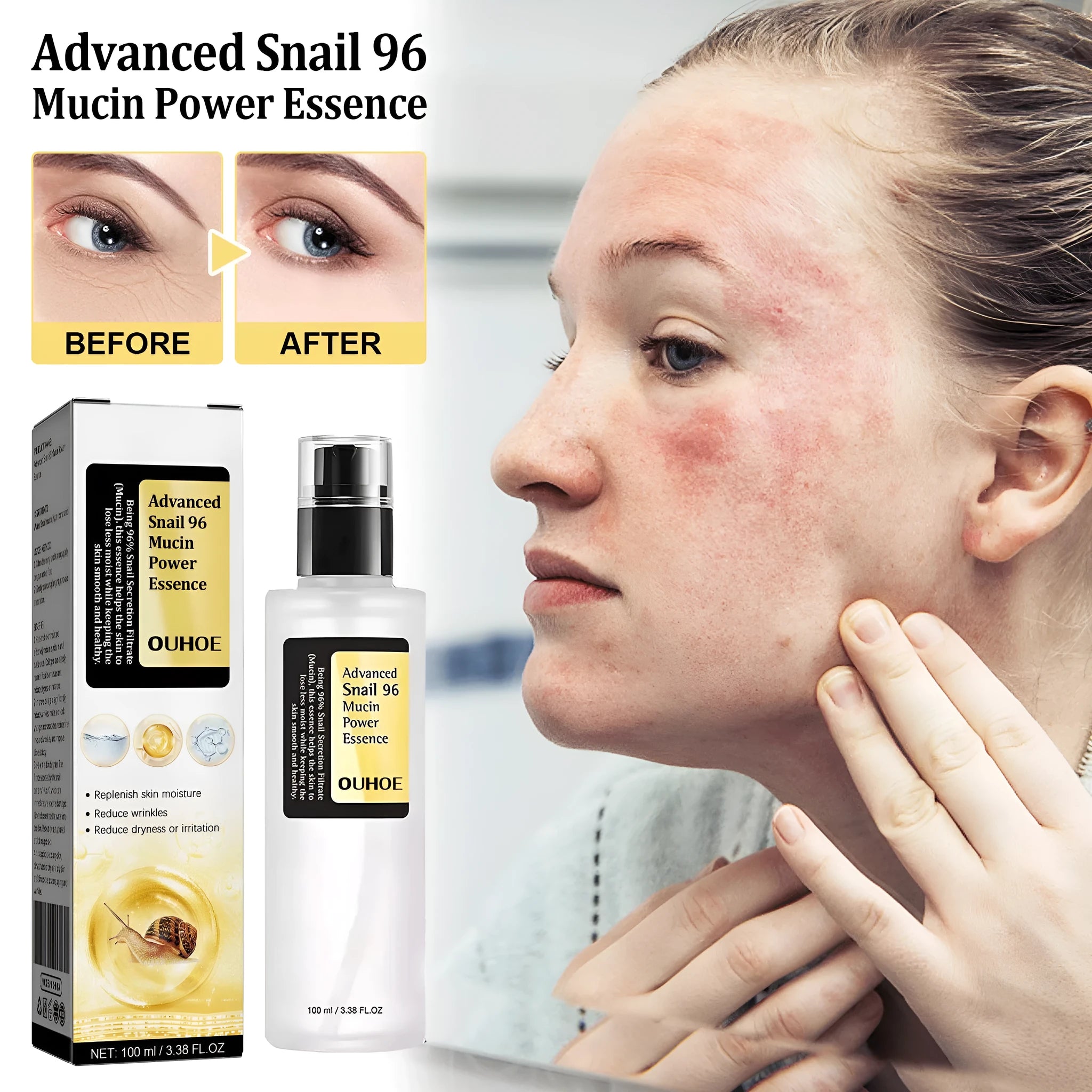 Snail Serum Collagen Facial Serum Original 100ml bottle for hydrating and firming skin