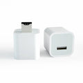Automatic backup device in white colour with common interface for Apple Android phones