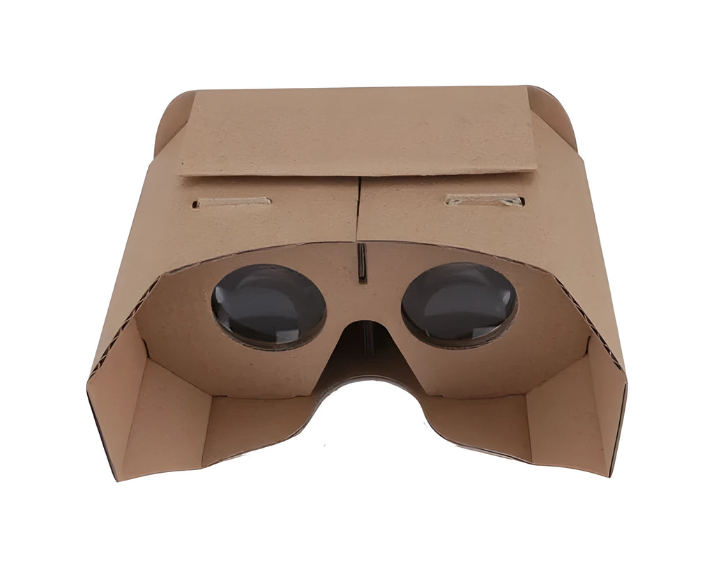 Cardboard virtual reality glasses headset for smartphones with 3.5 to 6 inch screens