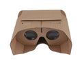 Cardboard virtual reality glasses headset for smartphones with 3.5 to 6 inch screens