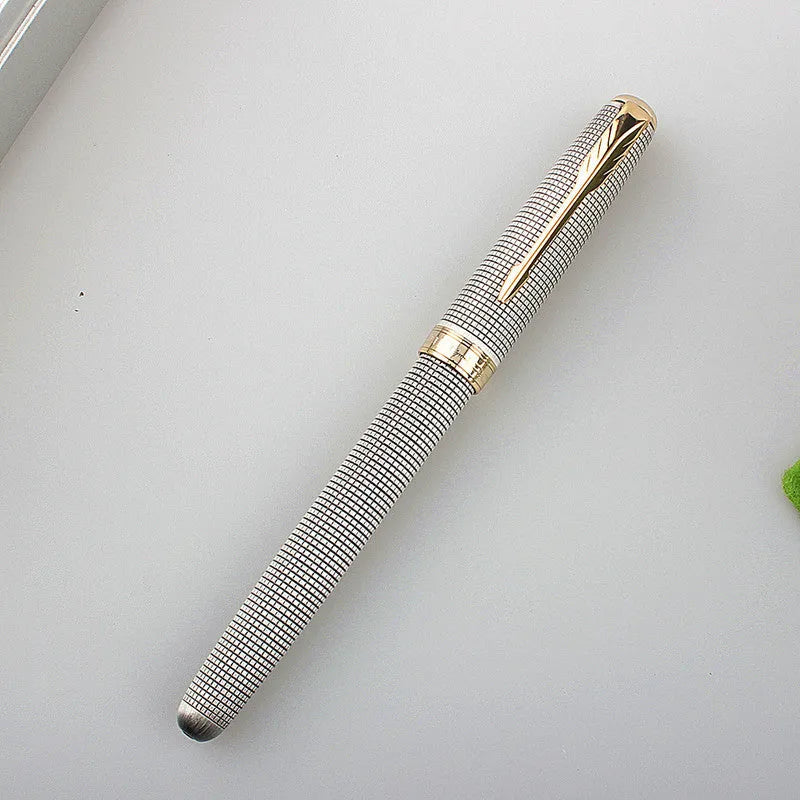 Stainless steel ball pen with 0.5mm tip in various colour options