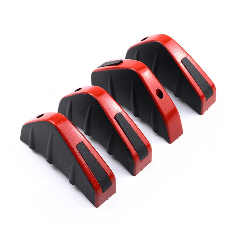 Black ABS triangle rear spoiler with carbon fibre pattern for general motors vehicles