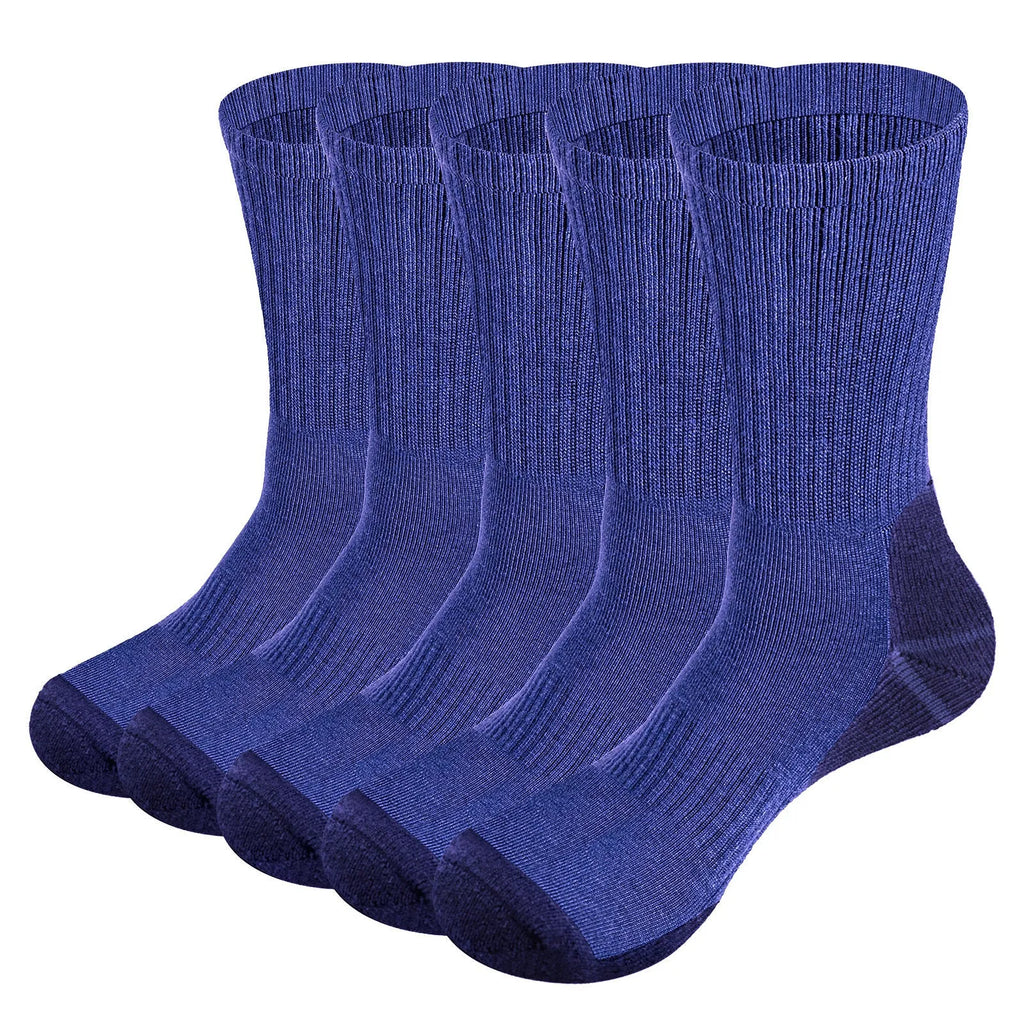 Medium tube men's basketball socks in mixed colour, combed cotton, breathable sports socks with thick cushion