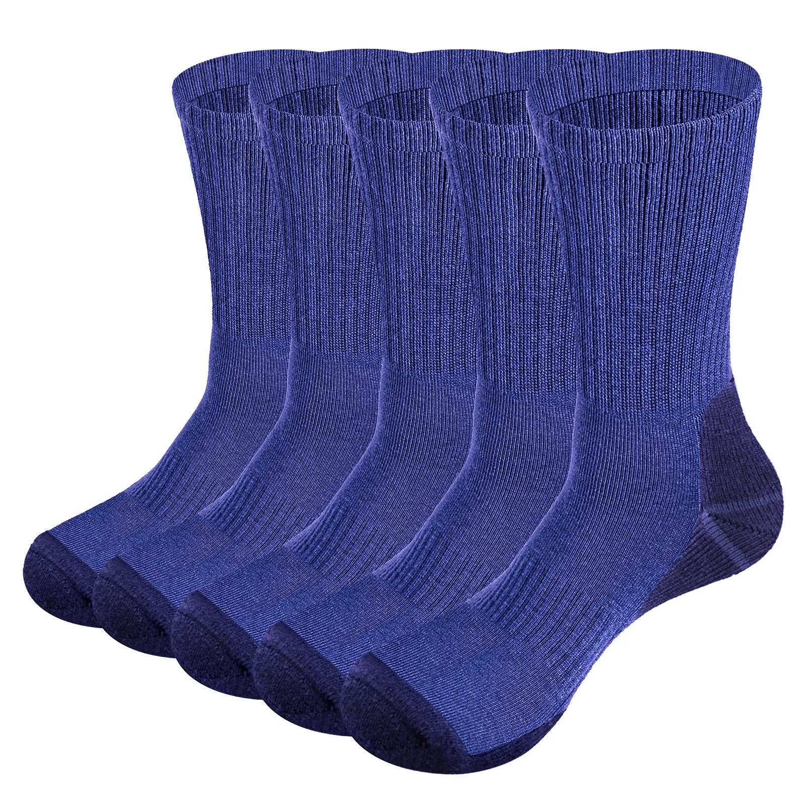 Medium tube men's basketball socks in mixed colour, combed cotton, breathable sports socks with thick cushion