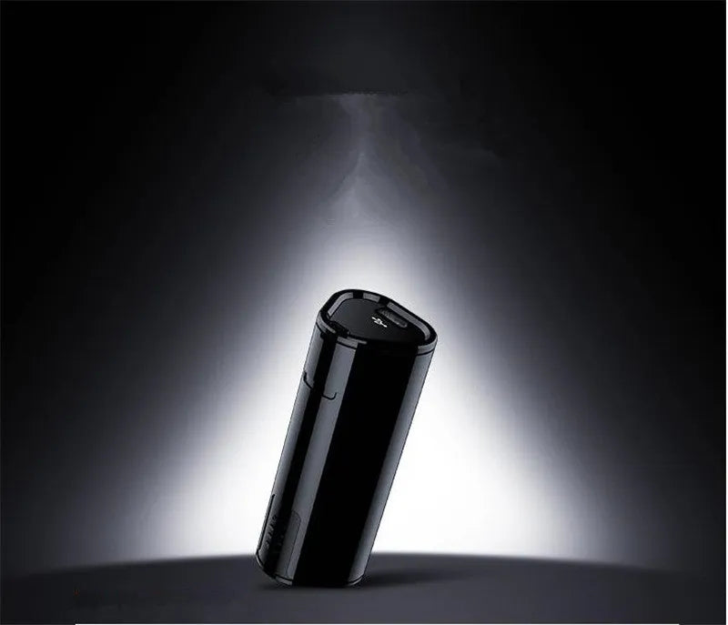 Q51 voice recorder black compact size 25mm by 65mm by 26mm with recording controls