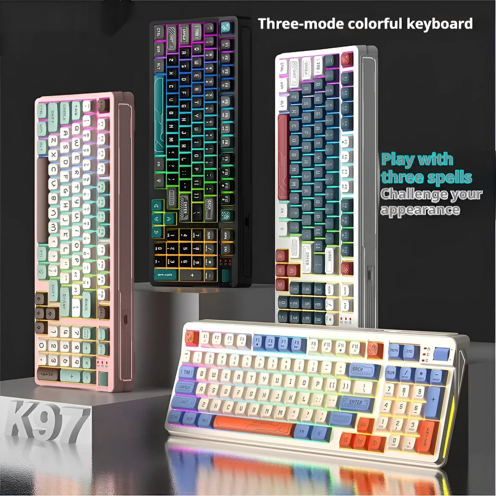 USB computer keyboard with luminous backlight and machinery feel keys in ABS plastic
