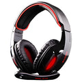Black SADES SA902 wired USB gaming headset for PC with over-ear design and microphone
