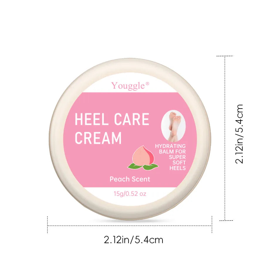 Peach foot cream organic cracked heels intensive moisturising foot repair cream 15g tube