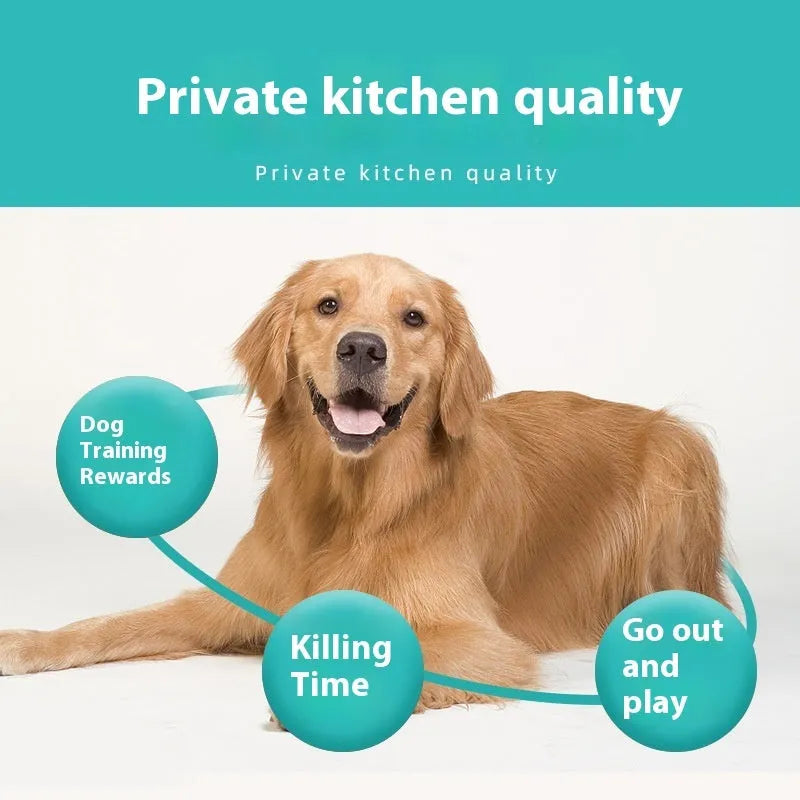 Dried beef and chicken dog training cubes 100g pack grain-free pet treats