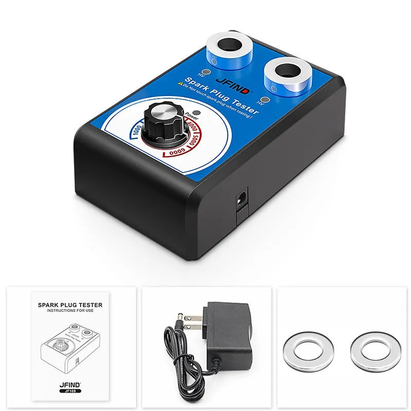 Car double-hole plug ignition system detector for spark plug fault diagnosis