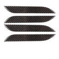 Carbon fibre door handle protection stickers for Tesla Model S in 3K weave pattern