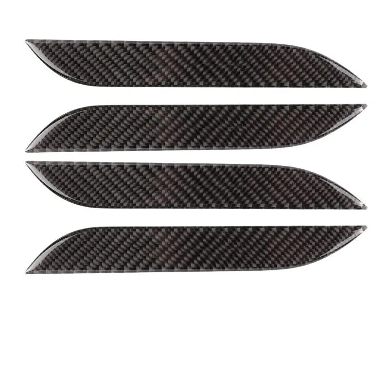 Carbon fibre door handle protection stickers for Tesla Model S in 3K weave pattern