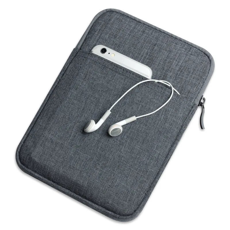 Waterproof tablet sleeve bag for Apple iPad 7-11 inches plush diving material colour options