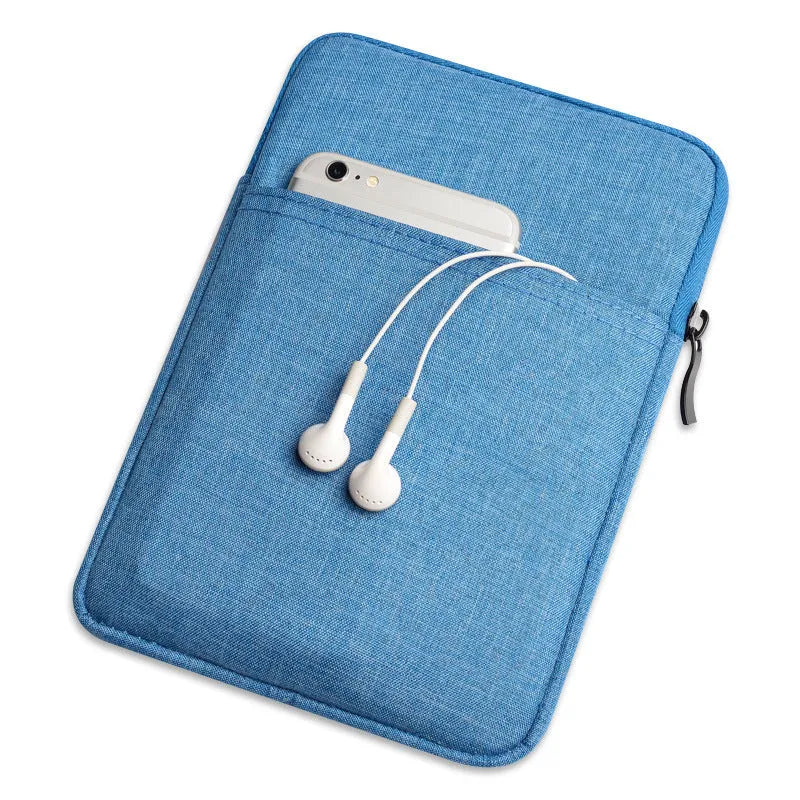 Waterproof tablet sleeve bag for Apple iPad 7-11 inches plush diving material colour options