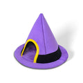 Purple witch hat shaped cat bed for pets, dimensions 60cm by 45cm