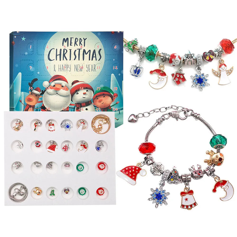 Coming Day Christmas Blind Box Set with alloy and acrylic ornament, one of four styles