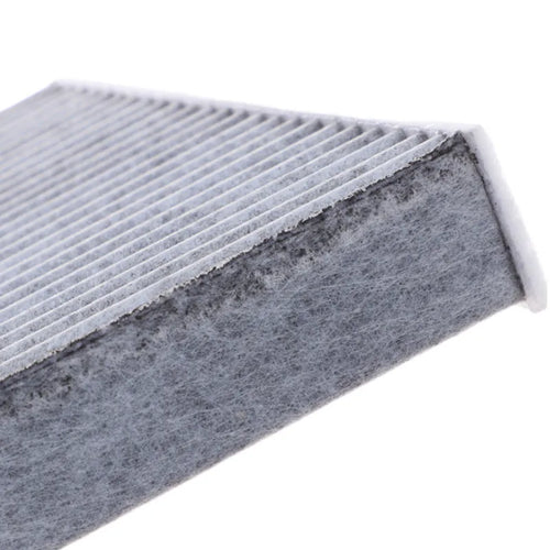 Grey car cabin air filter for Geely GL GS models, dimensions 215x210x30mm