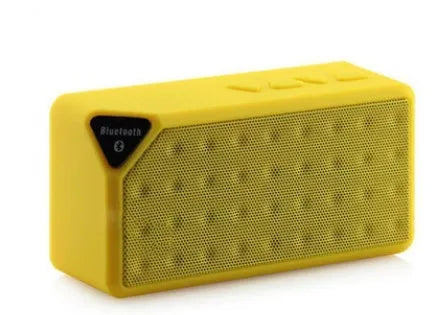 Cannon X3 mini portable Bluetooth wireless speaker in five colour choices on a neutral background.