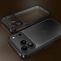 Frosted electroplating PC drop-resistant all-inclusive phone case for iPhone 17 Pro Max orange